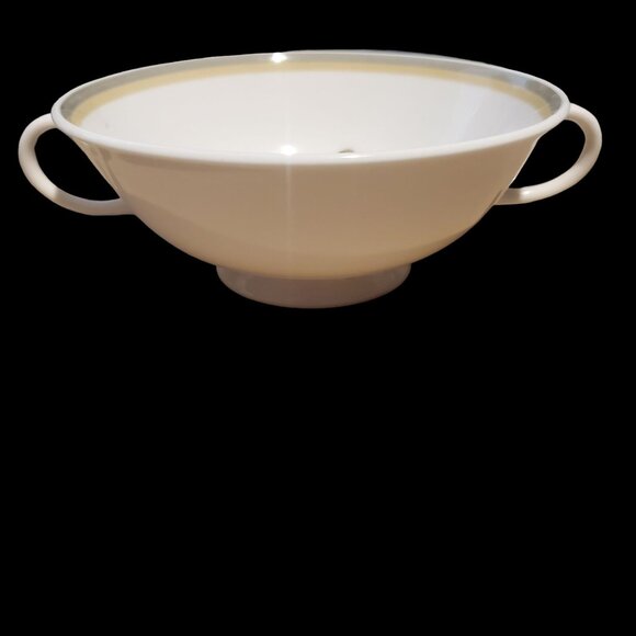 Susie Cooper Fine Bone China Soup Bowl With Handles Nasturtium Pattern  England - Picture 3 of 4